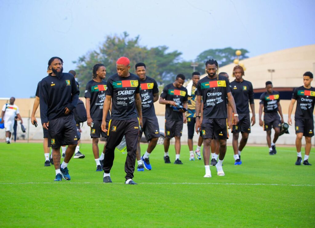 entrainement des lions indomptables